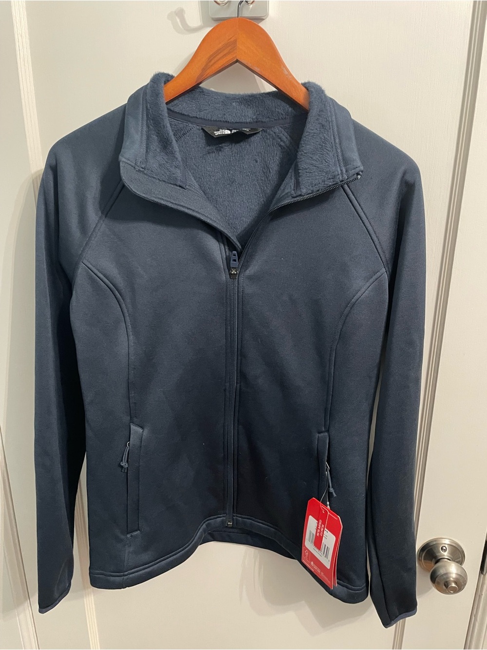The North Face Canyon Flats Fleece Jacket Women’s Medium Urban Navy NWT Slim fit